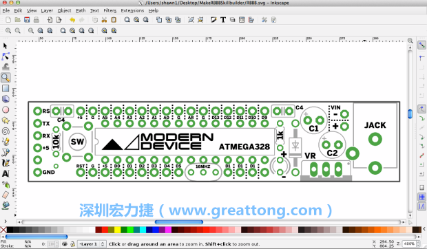 既然你有一個以電路板為背景的清晰影像了，使用向量工具將要絲印的圖像畫在上面吧，下面有一個例子。